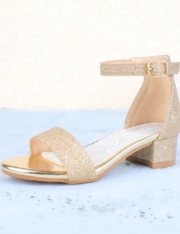 Sandale Shein Kids, auriu