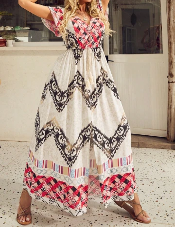 Rochie lunga Luukse, mix culori