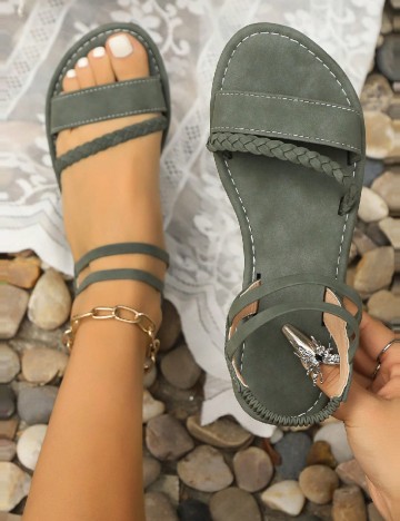 Sandale SHEIN, verde