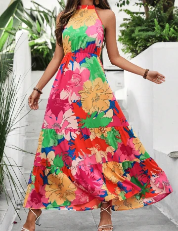 Rochie lunga SHEIN, mix culori