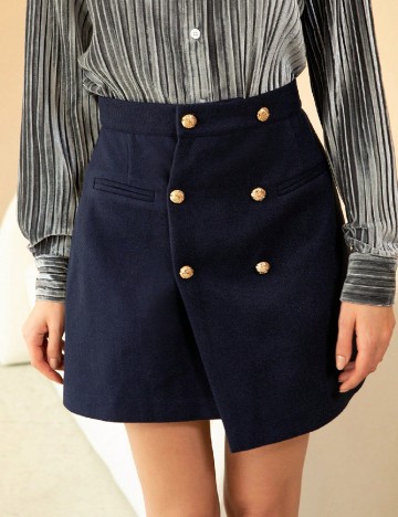 
						Fusta SHEIN, bleumarin