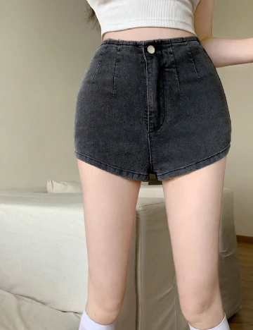 Pantaloni scurti Dazy, gri inchis