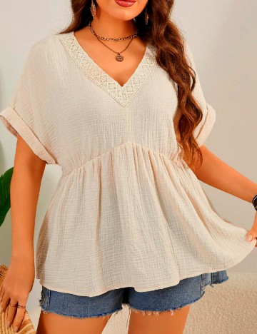 
						Bluza SHEIN CURVE, crem