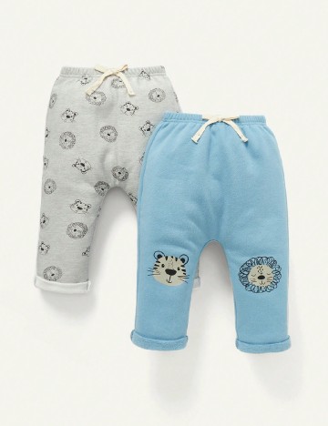 
						Set pantaloni 2 perechi Shein Kids, mix culori