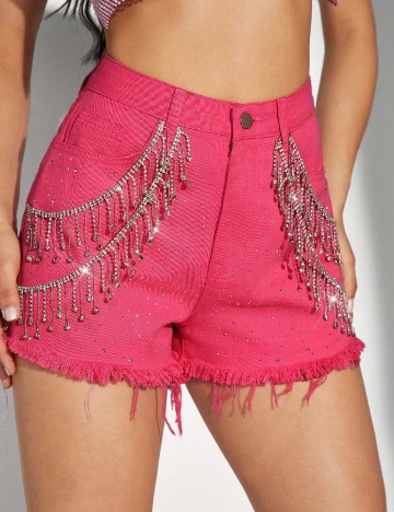 
						Pantaloni scurti SHEIN, roz