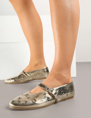 
						Pantofi SHEIN, auriu