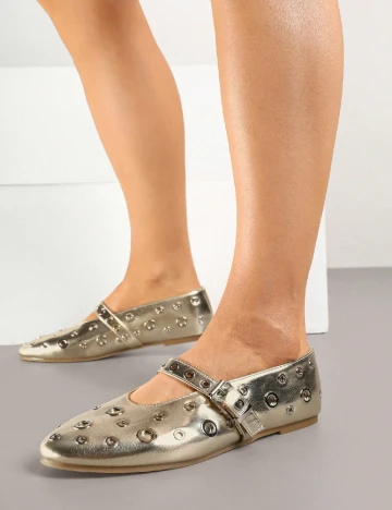 Pantofi SHEIN, auriu