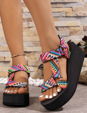 Sandale SHEIN, mix culori