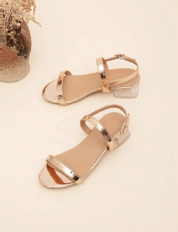 Sandale Shein Kids, crem