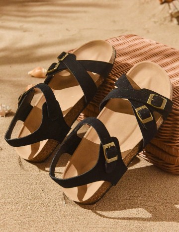 Sandale SHEIN, negru