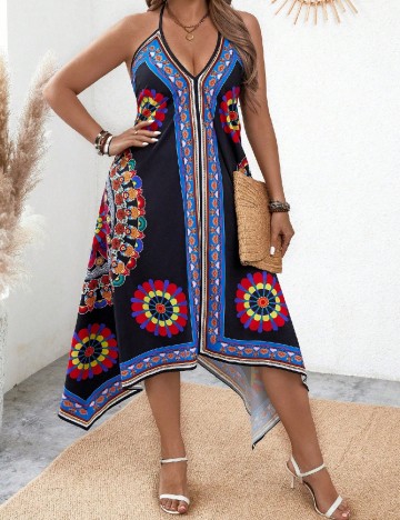 
						Rochie medie SHEIN CURVE, mix culori