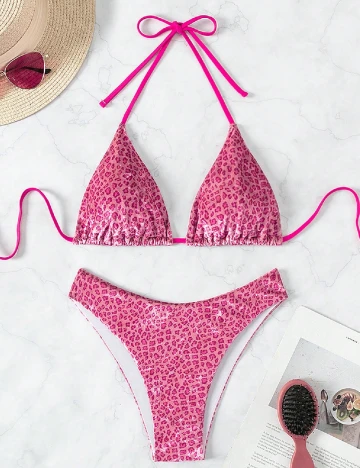 Costum de baie SHEIN, roz