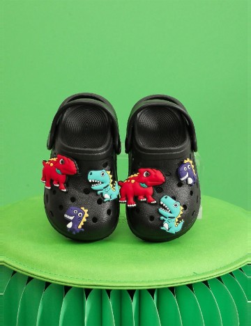 Slapi Shein Kids, negru