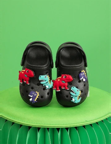 Slapi Shein Kids, negru