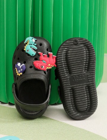 Slapi Shein Kids, negru