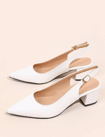 Pantofi SHEIN, alb