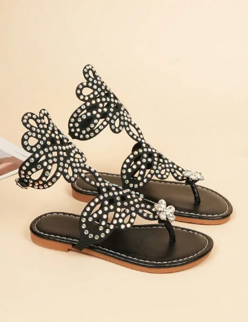 Sandale Shein Kids, negru