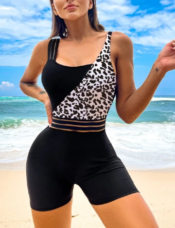 Costum de baie SHEIN, negru