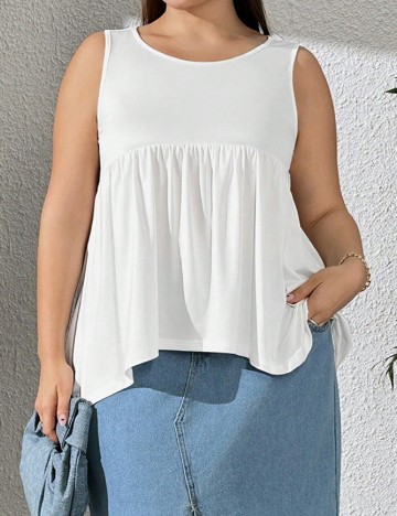 
						Maiou SHEIN CURVE, alb