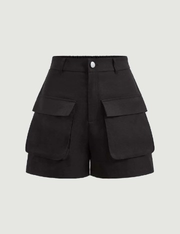 
						Pantaloni scurti SHEIN, negru
