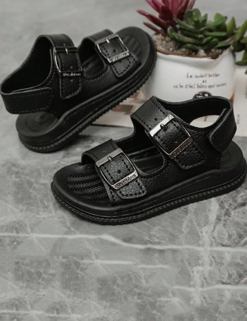 
						Sandale Shein Kids, negru
