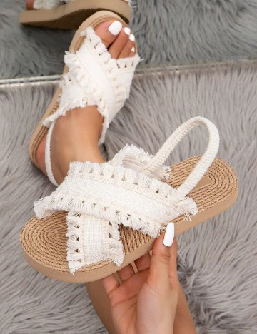Sandale SHEIN, ecru