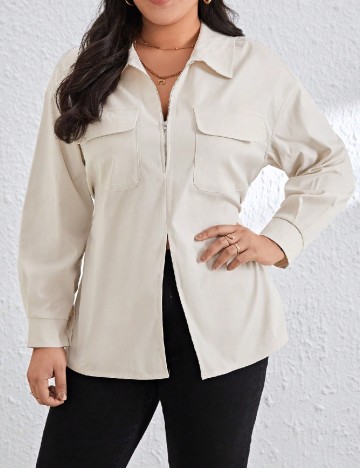 
						Camasa SHEIN CURVE, bej