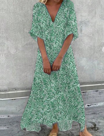 
						Rochie lunga SHEIN, verde