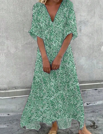 Rochie lunga SHEIN, verde