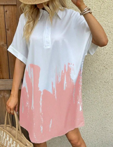 
						Rochie scurta SHEIN, alb