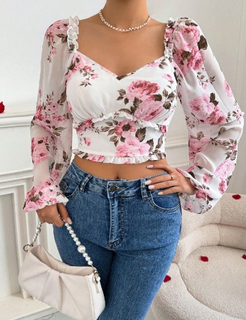 
						Top SHEIN, floral