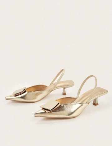 Pantofi SHEIN, auriu