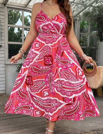 
						Rochie lunga SHEIN CURVE, mix culori