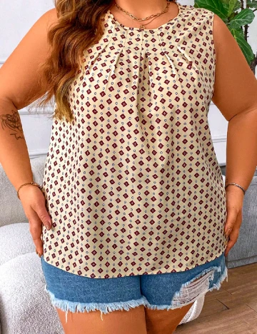 Bluza SHEIN CURVE, crem