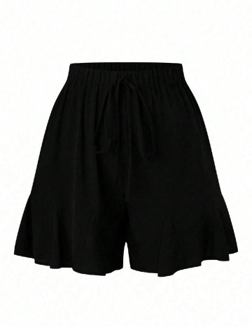 
						Pantaloni scurti SHEIN CURVE, negru