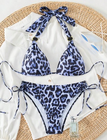 
						Costum de baie SHEIN, mov