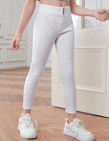 Blugi Shein Kids, alb