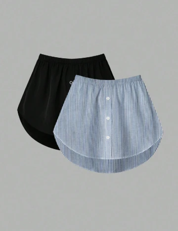 Set Fuste 2 bucati SHEIN, mix culori