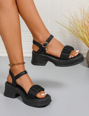 
						Sandale SHEIN, negru