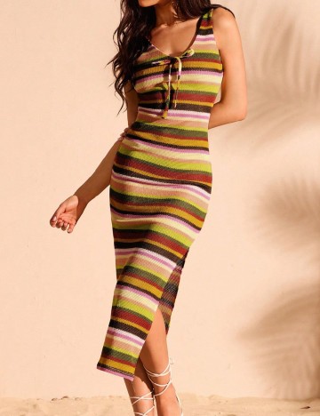 
						Rochie lunga Forever 21, mix culori