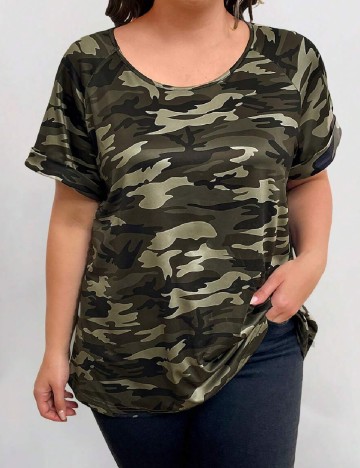 
						Tricou SHEIN CURVE, army