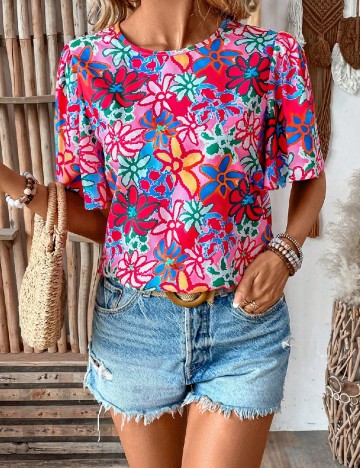 
						Bluza SHEIN, floral print