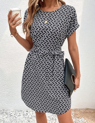
						Rochie scurta SHEIN, negru/alb