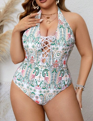 
						Costum de baie SHEIN CURVE, mix culori