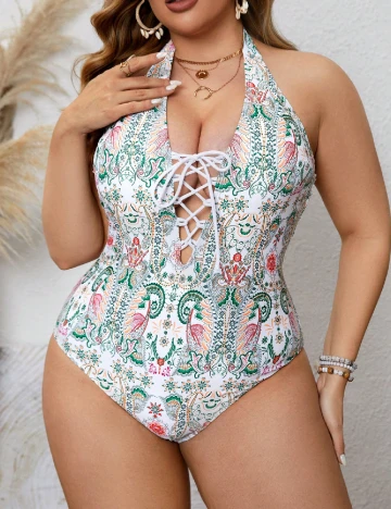Costum de baie SHEIN CURVE, mix culori