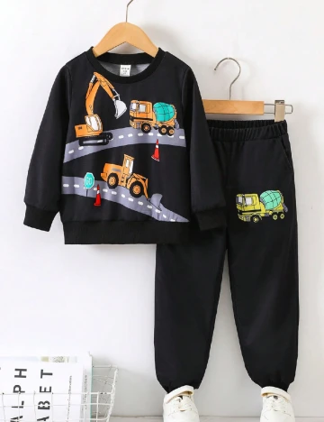 Compleu Shein Kids, negru