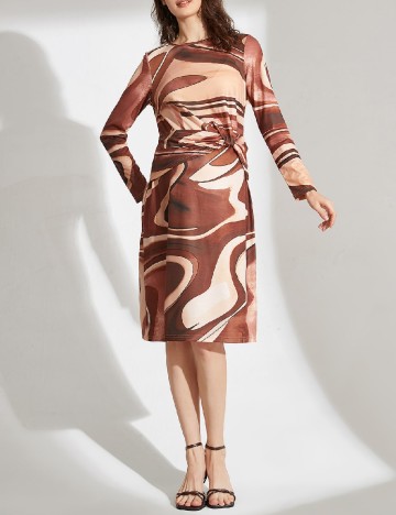 
						Rochie medie SHEIN, maro