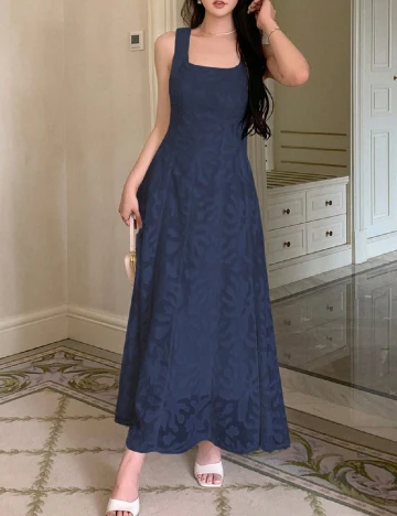 Rochie lunga Dazy, albastru