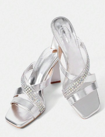 Saboti SHEIN, argintiu