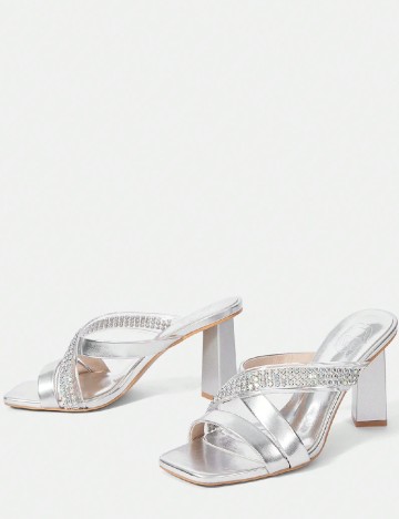 Saboti SHEIN, argintiu